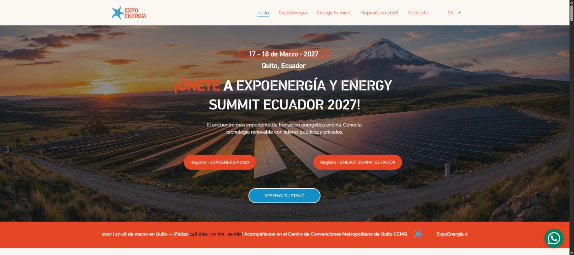 Sitio web ExpoEnergía